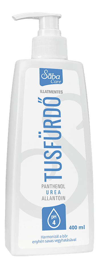 SÁBA CARE bőrápoló tusfürdő illatmentes (férfi/női) - NEW22_Tusfurdo_illatmentes_WS_400ML-2