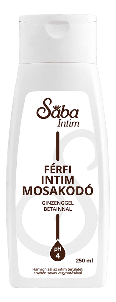 SÁBA Férfi intim mosakodó gél férfias illattal