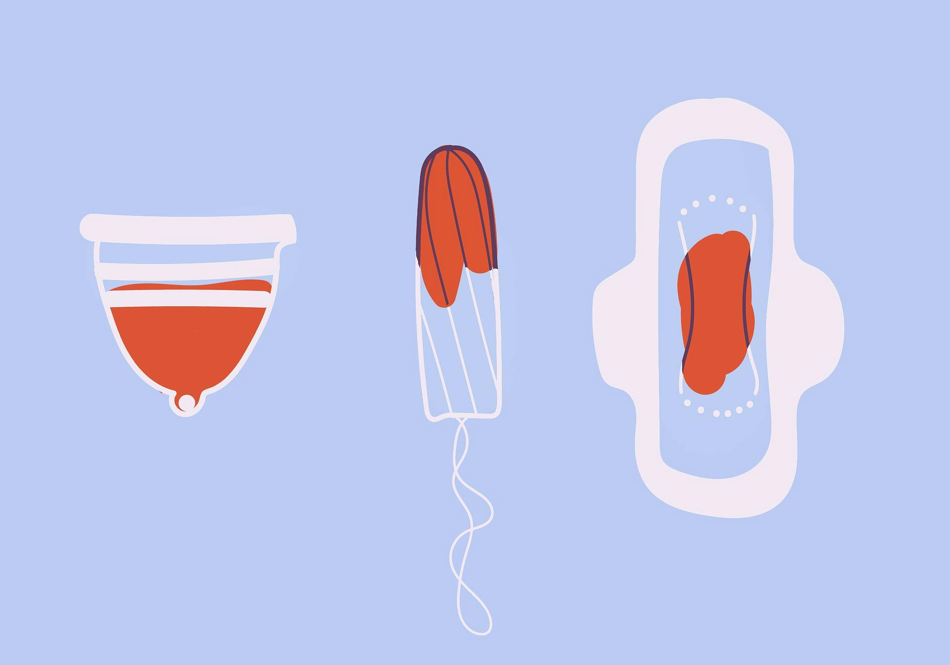 Menstruációs vér hüvelykehelyben, tamponon és betéten terhesség alatt